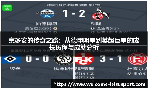 京多安的传奇之路：从德甲明星到英超巨星的成长历程与成就分析