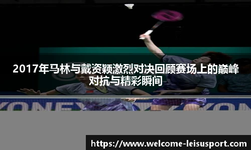 2017年马林与戴资颖激烈对决回顾赛场上的巅峰对抗与精彩瞬间